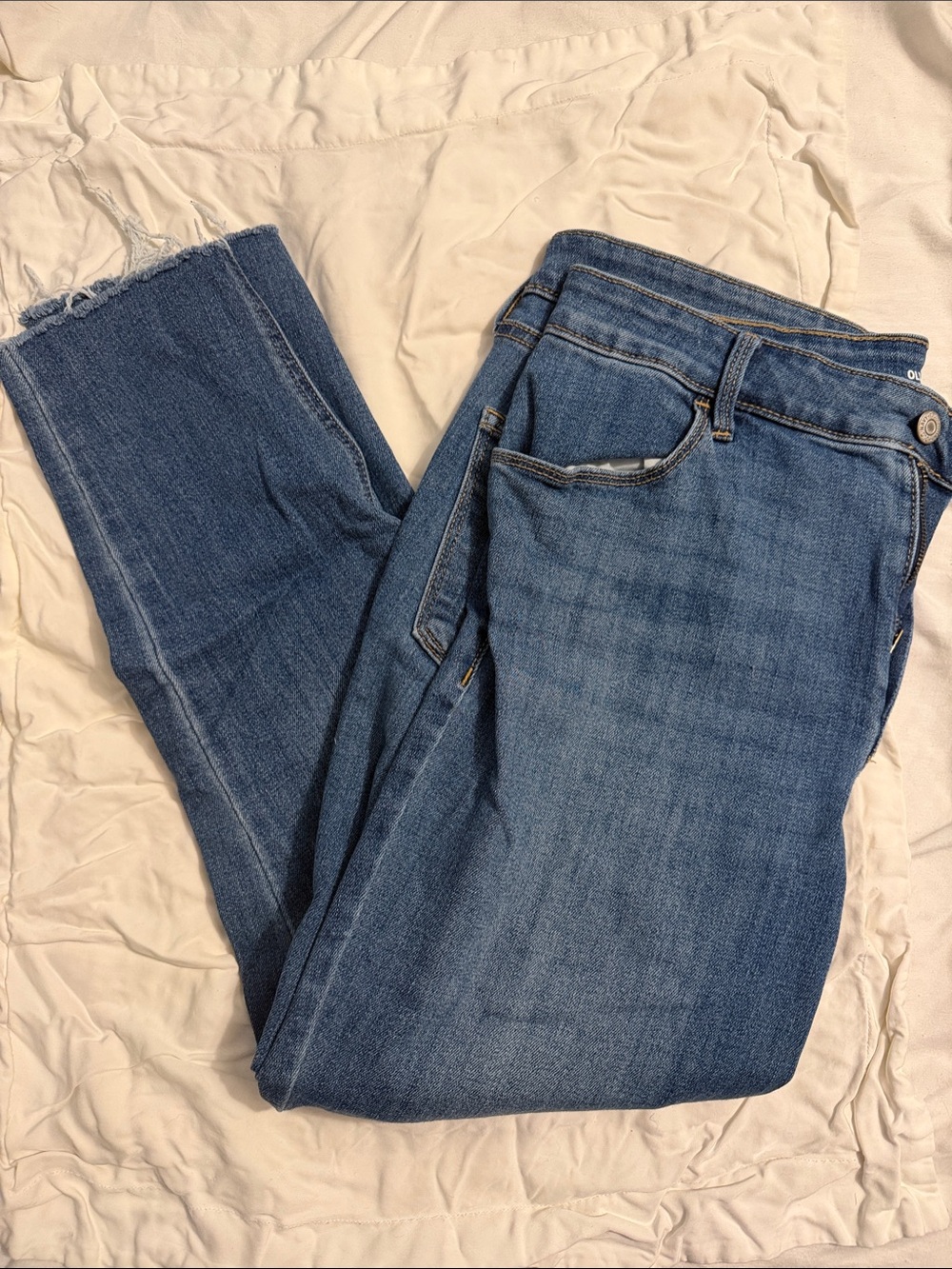 Old Navy Classic Women's Blue High Rise  Super Skinny Denim Jeans
